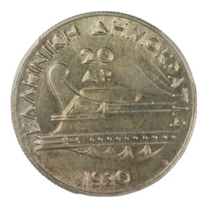 Ελλάδα Νόμισμα – Α’ Δημοκρατία – 30 Δραχμές 1930 – PCGS MS64 Ελλάδα Νόμισμα – Α’ Δημοκρατία – 30 Δραχμές 1930 – PCGS MS64
