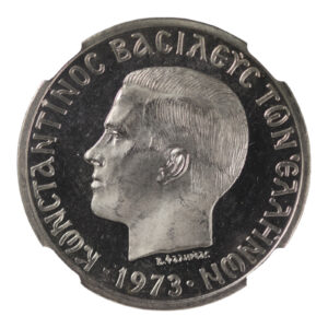 Greece Coin – Constantine II – 10 Drachmas 1973 – NGC MS64 DPL Greece Coin – Constantine II – 10 Drachmas 1973 – NGC MS64 DPL