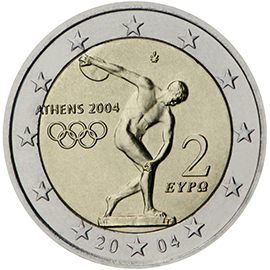 Ελλάδα – 2 Ευρώ 2004, Ακυκλοφόρητο Ελλάδα – 2 Ευρώ 2004, Ακυκλοφόρητο