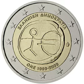 Greece – 2 Euro (10 years of EMU) 2009, Uncirculated