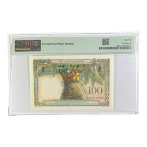 French Somaliland 100 Francs – Djibouti 1952 PMG 66 EPQ French Somaliland 100 Francs – Djibouti 1952 PMG 66 EPQ