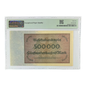 Germany 500,000 Mark 1923 PMG 66 EPQ Germany 500,000 Mark 1923 PMG 66 EPQ