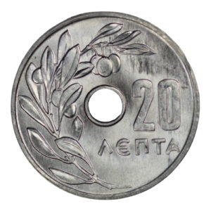 Ελλάδα Νόμισμα – Κωνσταντίνος Β’ – 20 Λεπτά 1969 Ακυκλοφόρητο Από Μασούρι Ελλάδα Νόμισμα – Κωνσταντίνος Β’ – 20 Λεπτά 1969 Ακυκλοφόρητο Από Μασούρι