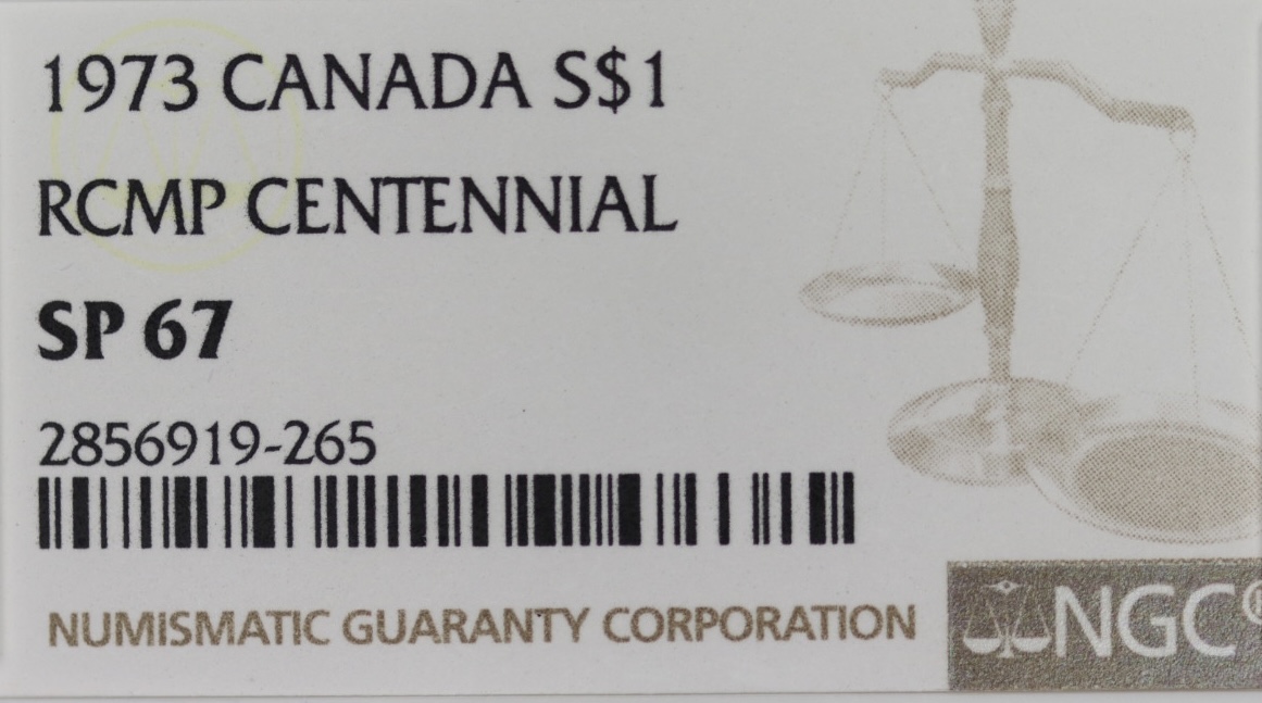 Canada - 1 Dollar - 1973 - NGC SP 67 - Image 3