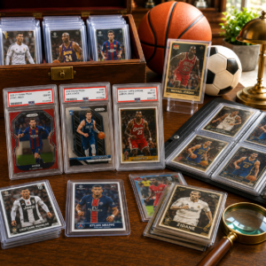 Συλλεκτικές αθλητικές κάρτες Sports Cards από ποδόσφαιρο, μπάσκετ και άλλα δημοφιλή αθλήματα.